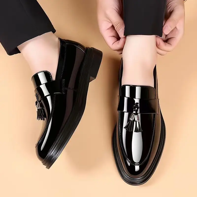 Men'S Formal Wear Accessories - Sapato social preto masculino, sapato casual