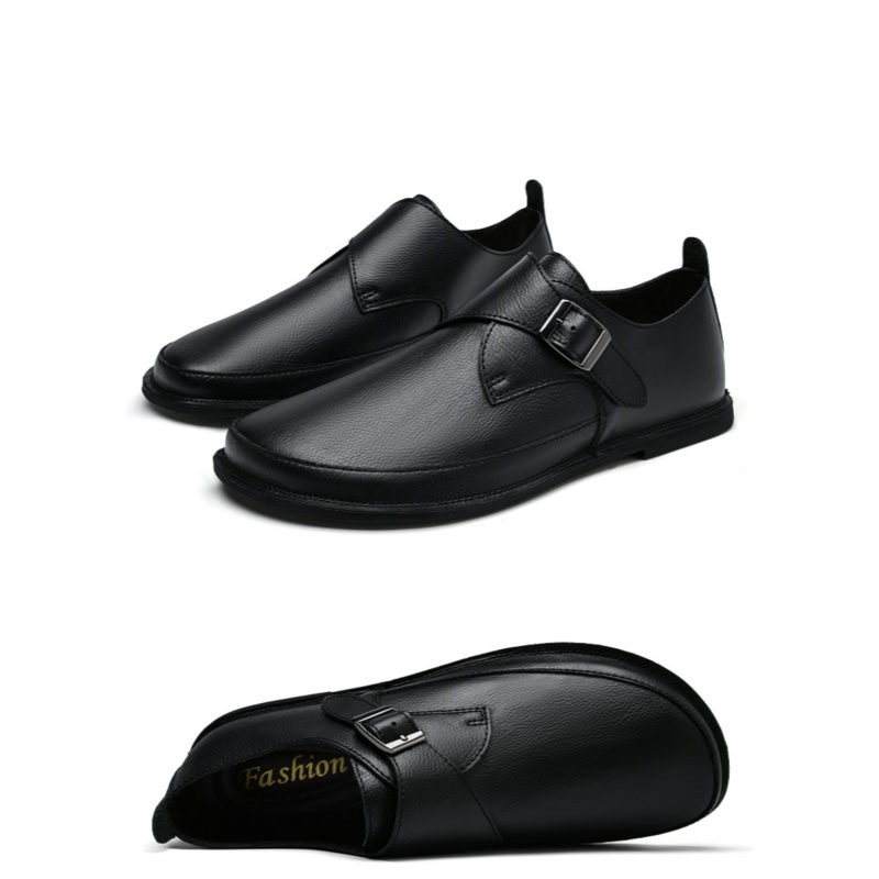 Formal Men Daily Wear Shoes - Sapatos masculinos de couro estilo britânico,