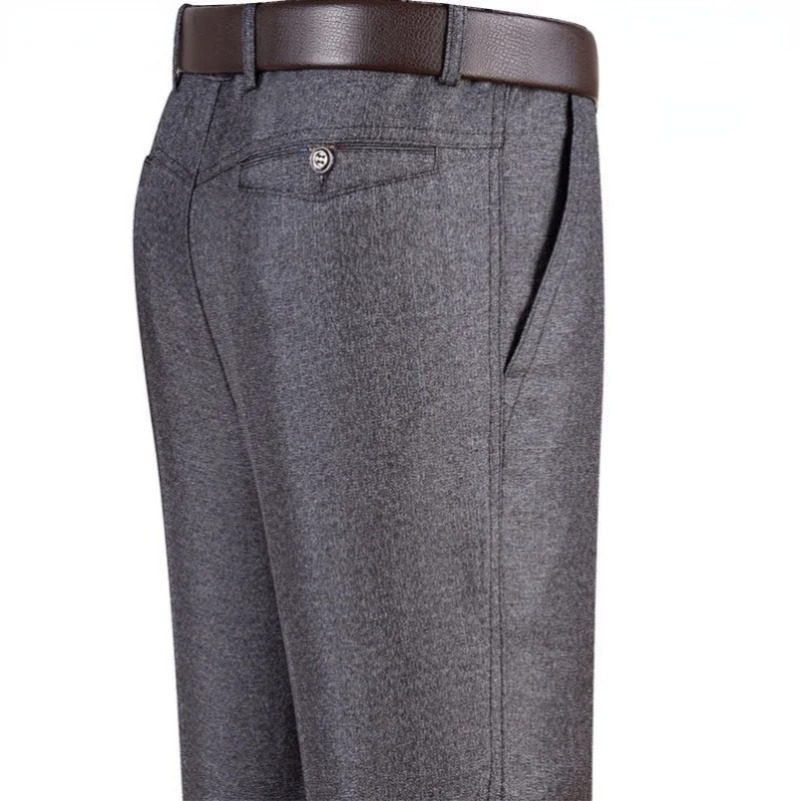 Men'S Formal Wear Accessories - Calça casual fina de negócios masculina,