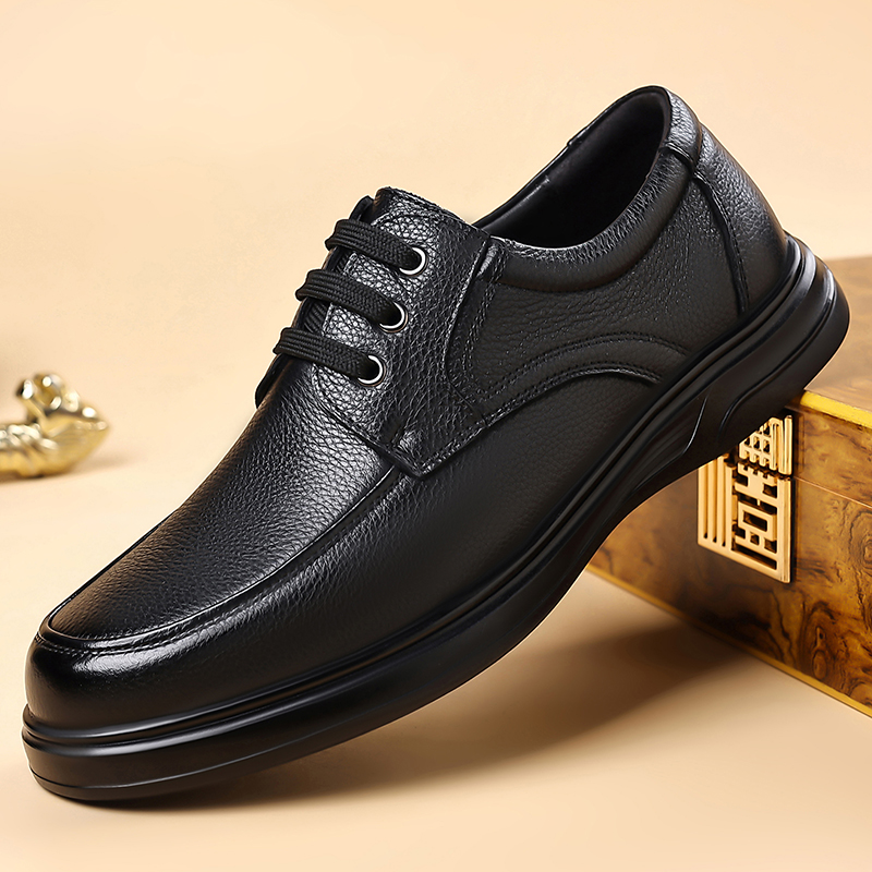 Formal Men Daily Wear Footwear - Sapatos Oxford de Couro Masculinos com