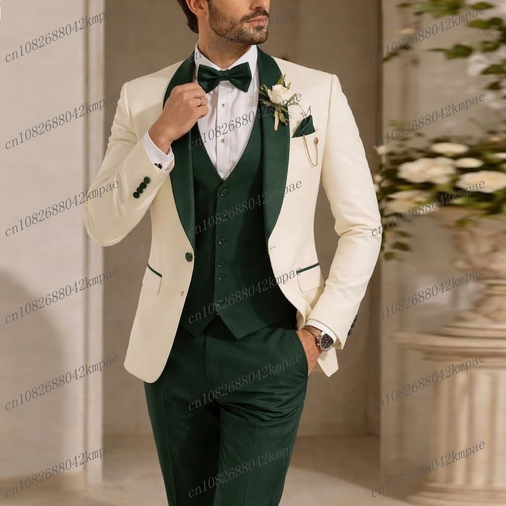 Men'S Formal Wear Accessories - Novo Terno Formal Masculino Marfim e