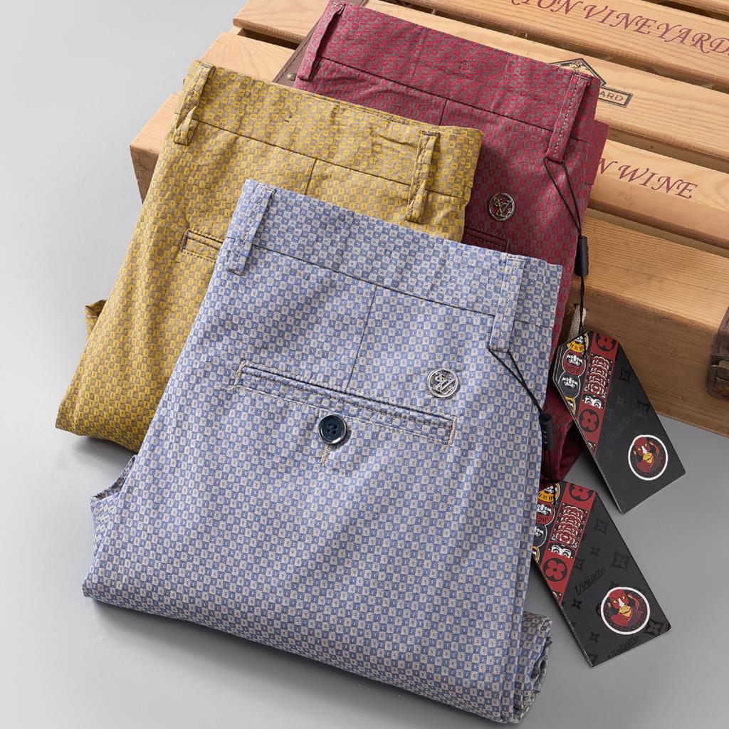 Men'S Formal Wear Accessories - Xadrez calças casuais dos homens coréia
