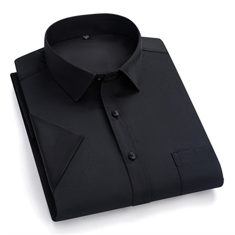 Men Formal Office Wear Shirts - Camisas Sociais Masculinas Plus Size 7XL