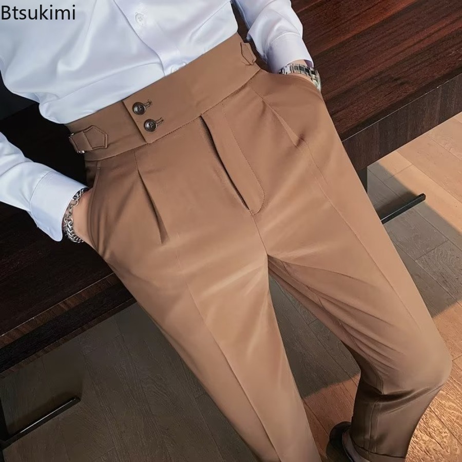 Men'S Formal Wear Accessories - Novo 2026 calças de terno de