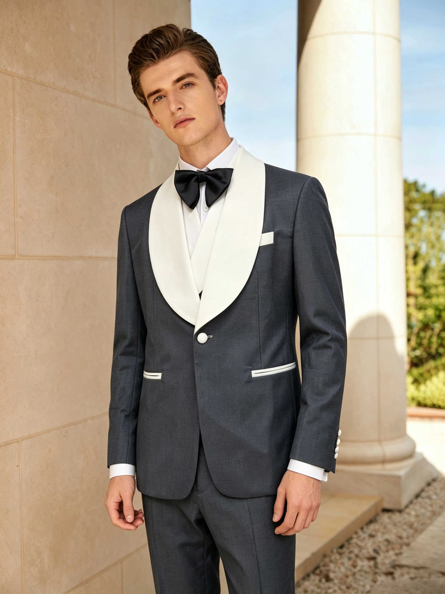 Men'S Formal Wear For Engagement - Ternos Masculinos Elegantes: Conjunto de 3