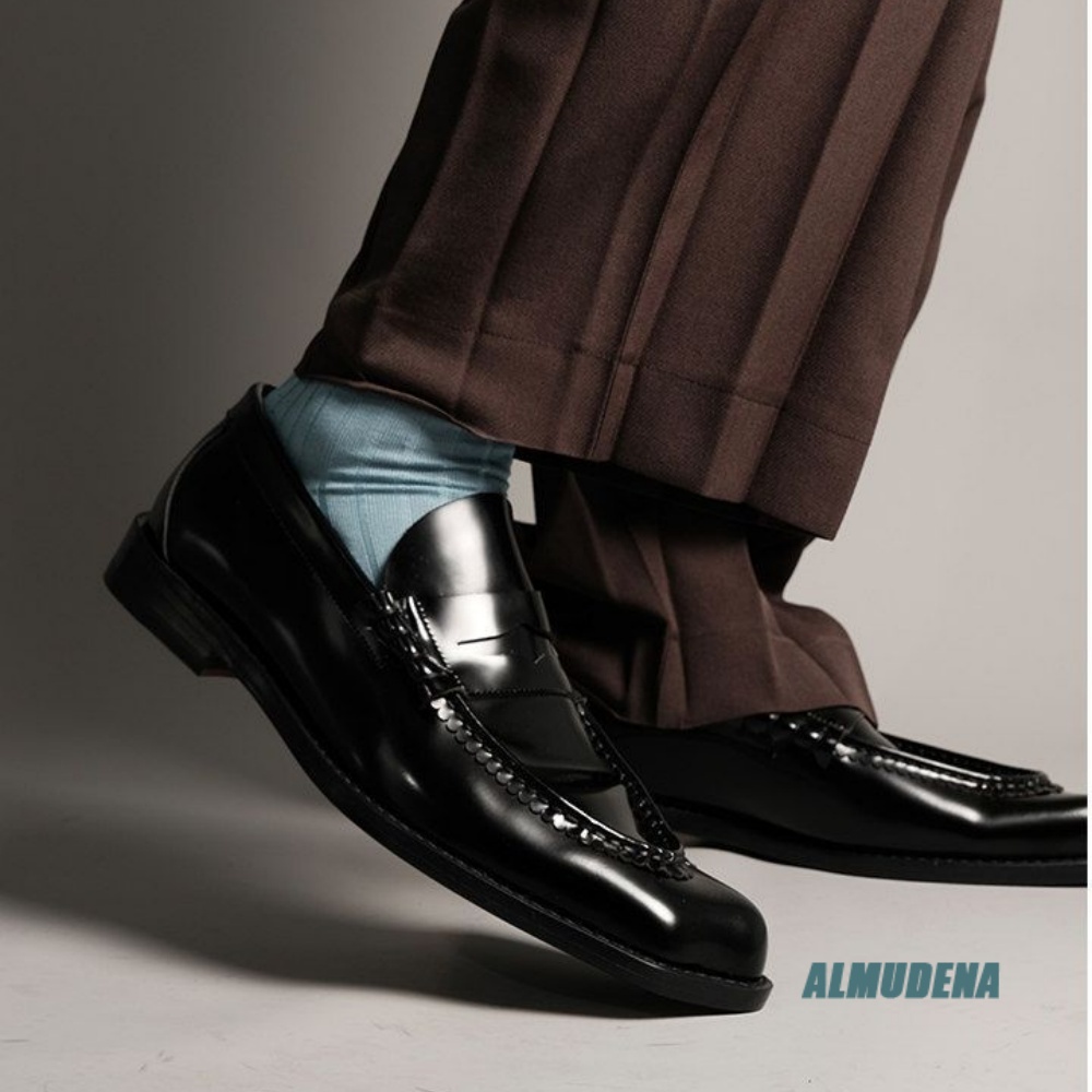 Sapatos masculinos de bico qua - Formal Men Daily Wear Shoes avaliação e preço