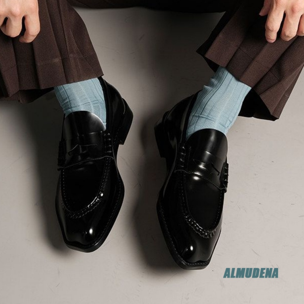 Sapatos masculinos de bico qua - Formal Men Daily Wear Shoes avaliação e preço