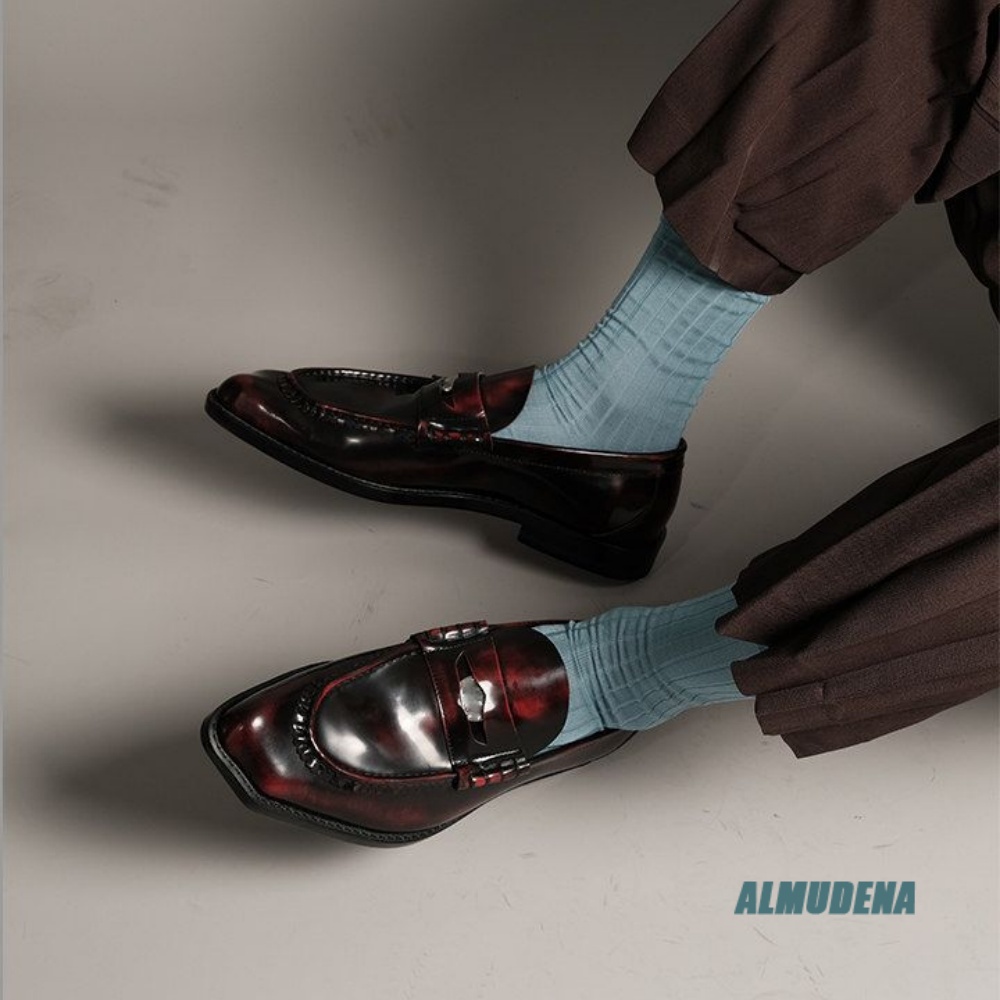 Sapatos masculinos de bico qua - Formal Men Daily Wear Shoes avaliação e preço