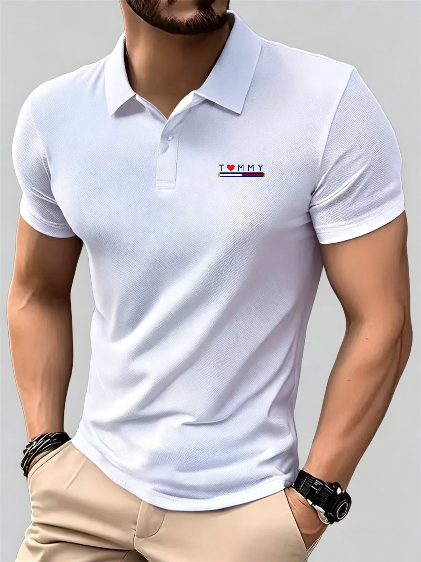 Nova Camisa Polo Masculina de  - Men'S Formal Wear Accessories avaliação e preço
