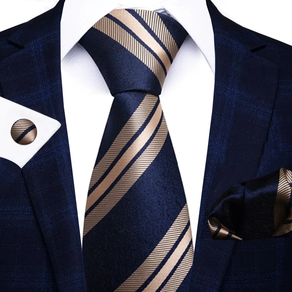 Gravata de seda de poliéster d - Men Formal Wear With Scarf avaliação e preço