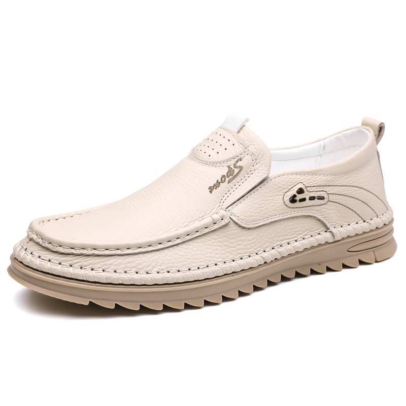 Sapatos de Couro Genuíno de Pr - Formal Men Daily Wear Shoes avaliação e preço