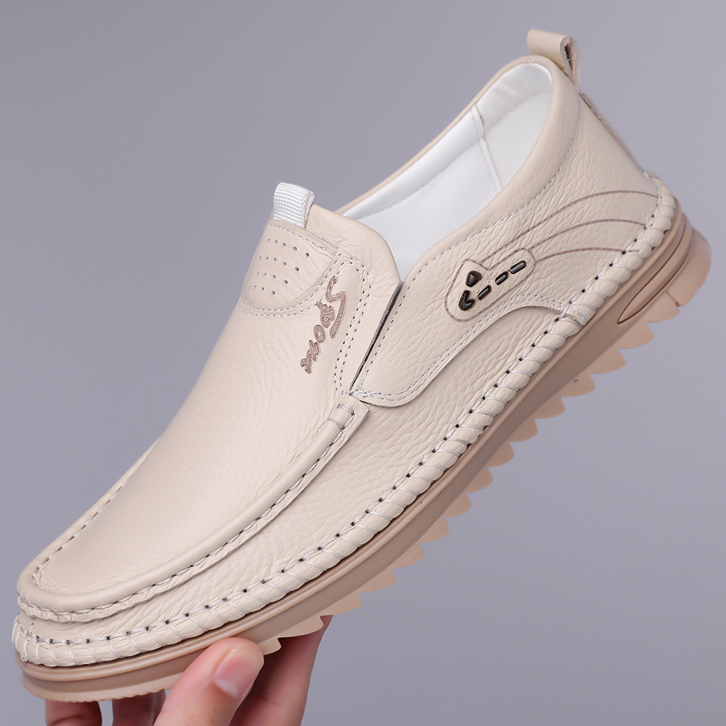 Sapatos de Couro Genuíno de Pr - Formal Men Daily Wear Shoes avaliação e preço