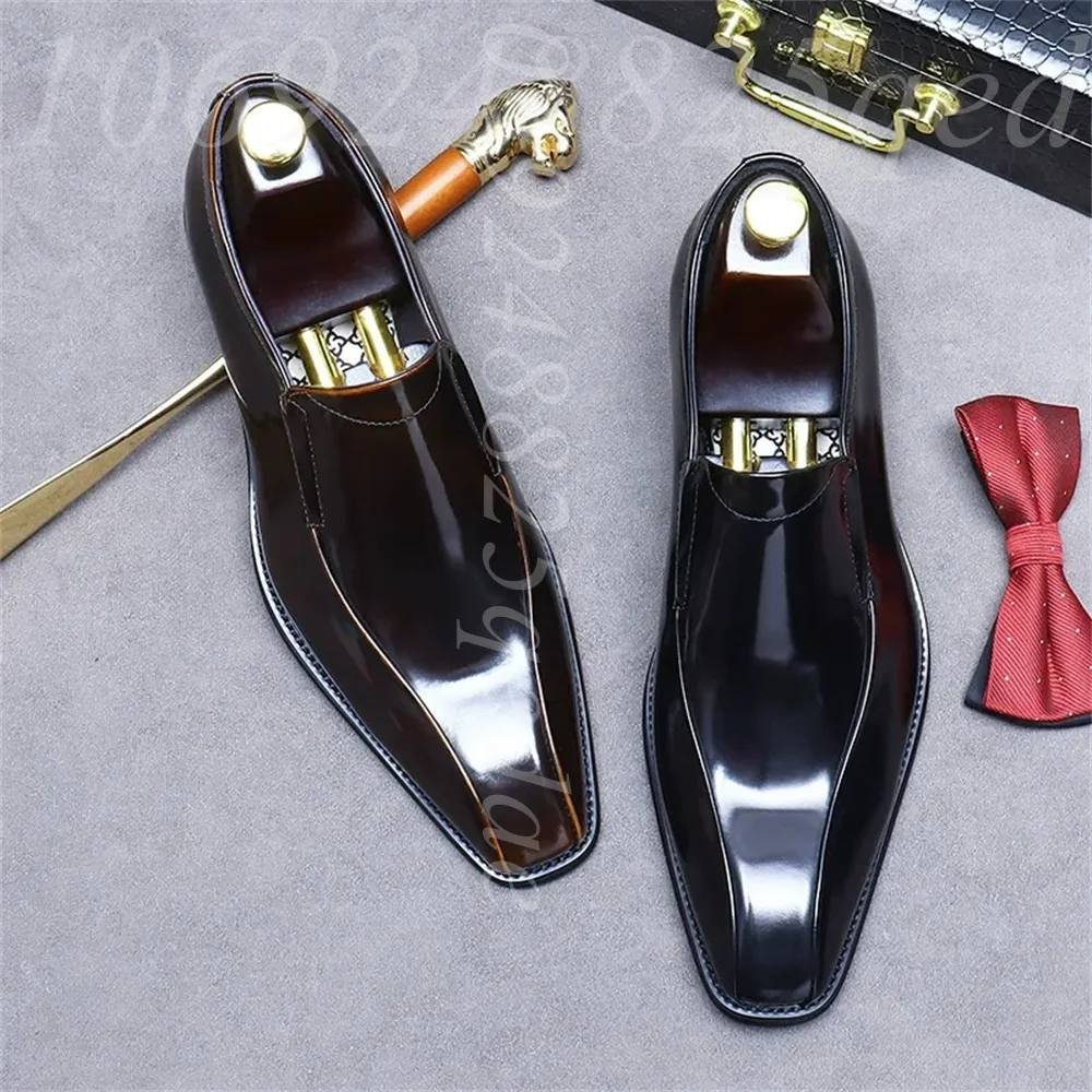 Sapatos Oxford Vintage Feitos  - Formal Men Daily Wear Shoes avaliação e preço