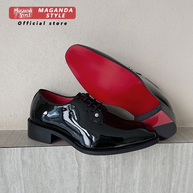 Novos sapatos Derby de couro p - Formal Men Daily Wear Shoes avaliação e preço