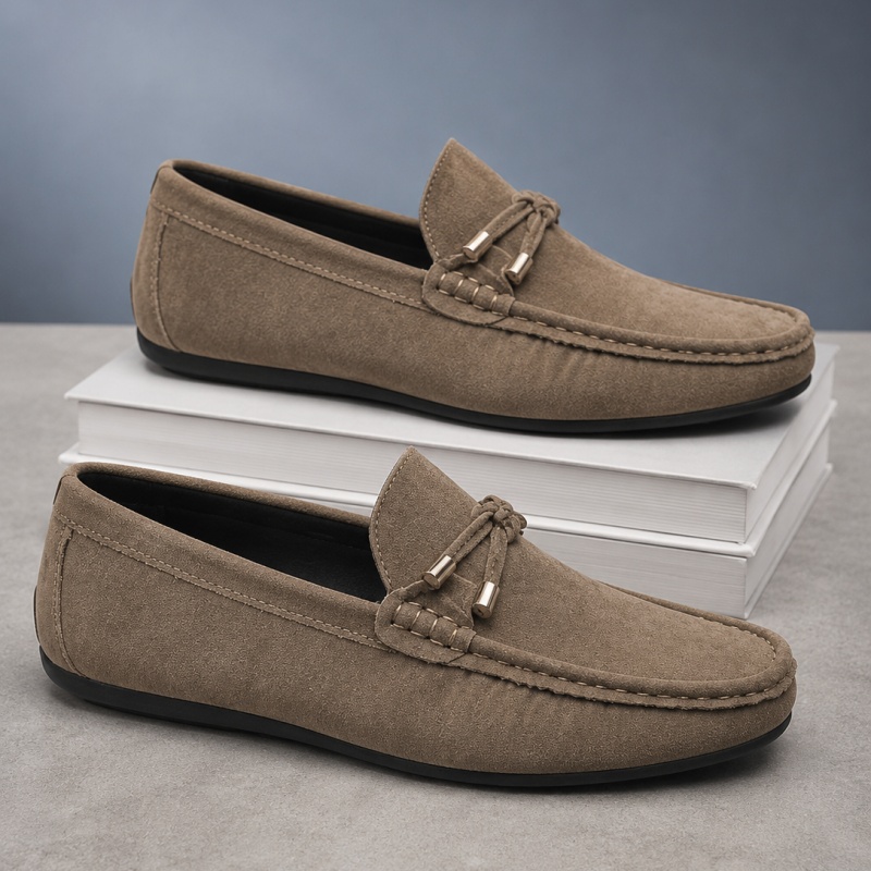 Sapatos masculinos simples e e - Formal Men Daily Wear Footwear avaliação e preço