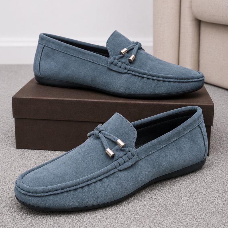 Sapatos masculinos simples e e - Formal Men Daily Wear Footwear avaliação e preço