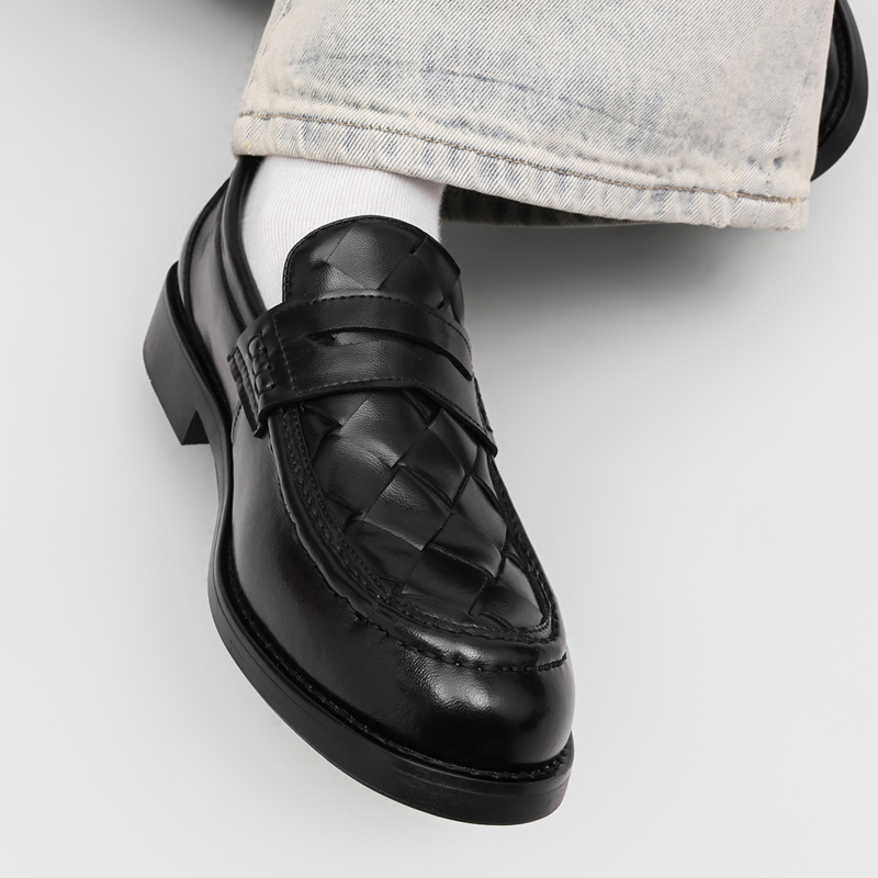 Sapatos masculinos feitos à mã - Formal Men Daily Wear Shoes avaliação e preço