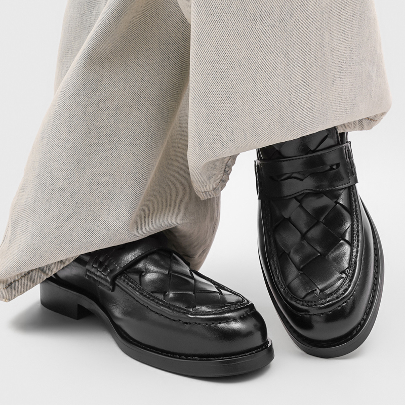 Sapatos masculinos feitos à mã - Formal Men Daily Wear Shoes avaliação e preço