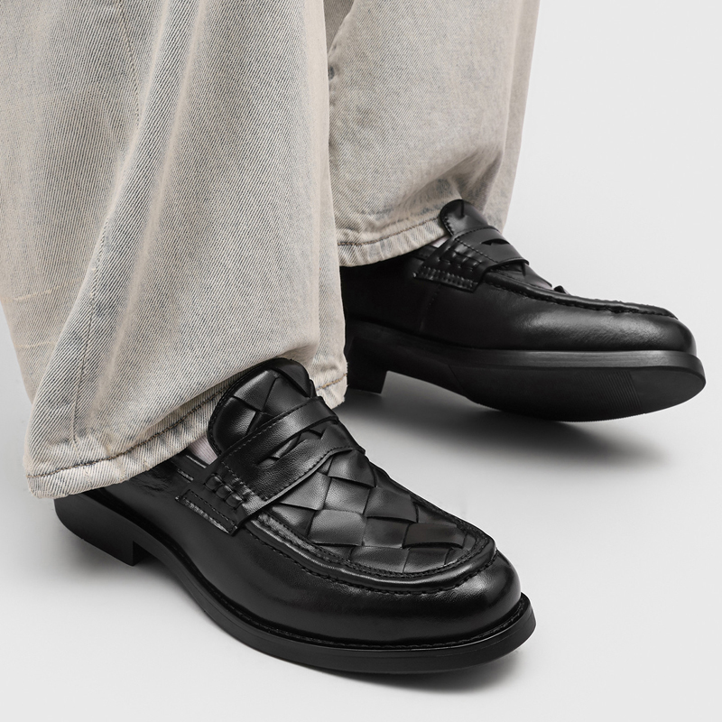 Sapatos masculinos feitos à mã - Formal Men Daily Wear Shoes avaliação e preço
