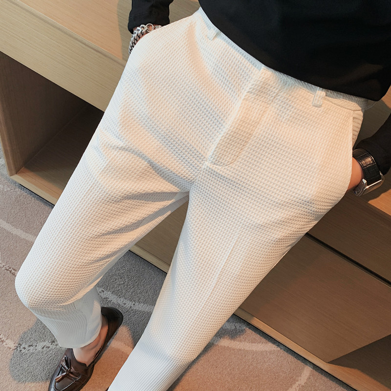 2024 outono nova waffle estira - Men'S Formal Wear Accessories avaliação e preço
