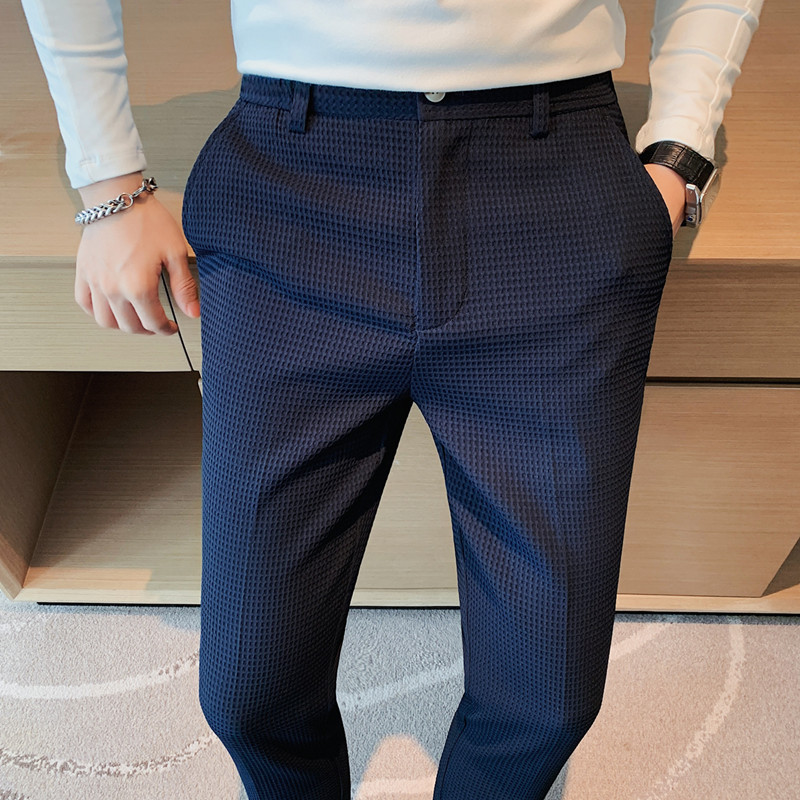 2024 outono nova waffle estira - Men'S Formal Wear Accessories avaliação e preço