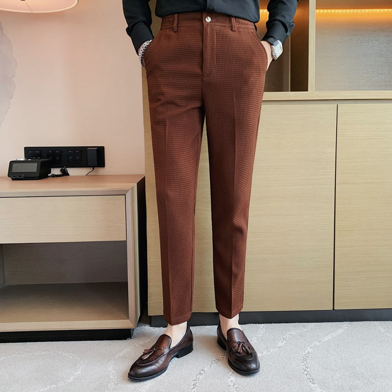 2024 outono nova waffle estira - Men'S Formal Wear Accessories avaliação e preço