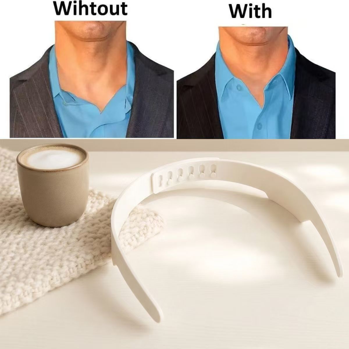 Suporte ajustável para gola de - Men Formal Office Wear Shirts avaliação e preço