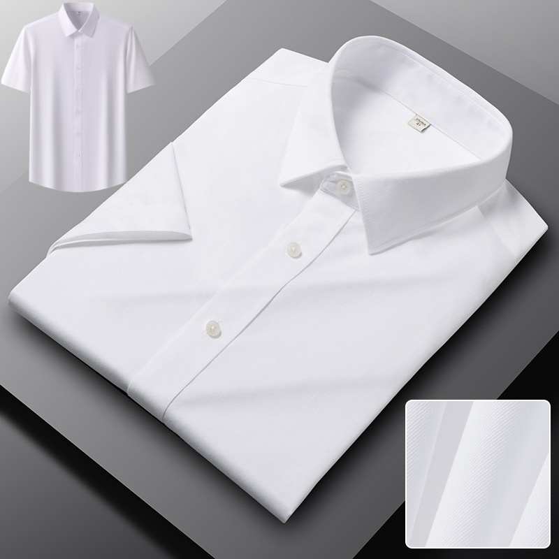 Camisa social masculina de man - Men Formal Office Wear Shirts avaliação e preço