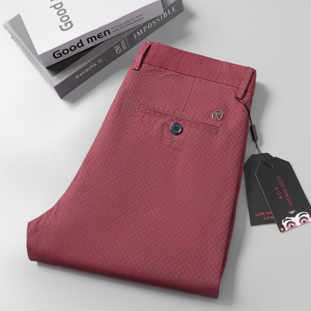 Xadrez calças casuais dos home - Men'S Formal Wear Accessories avaliação e preço
