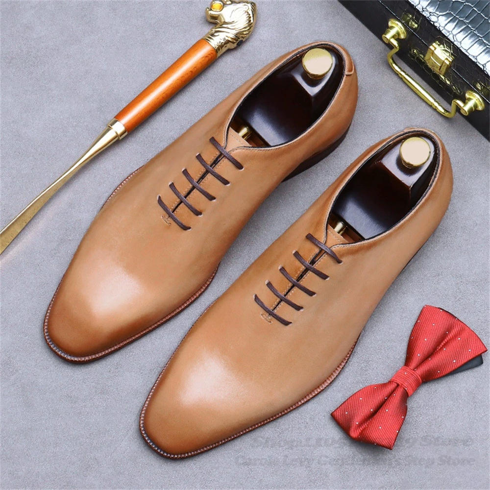 Sapatos de Couro Masculinos pa - Formal Men Daily Wear Shoes avaliação e preço