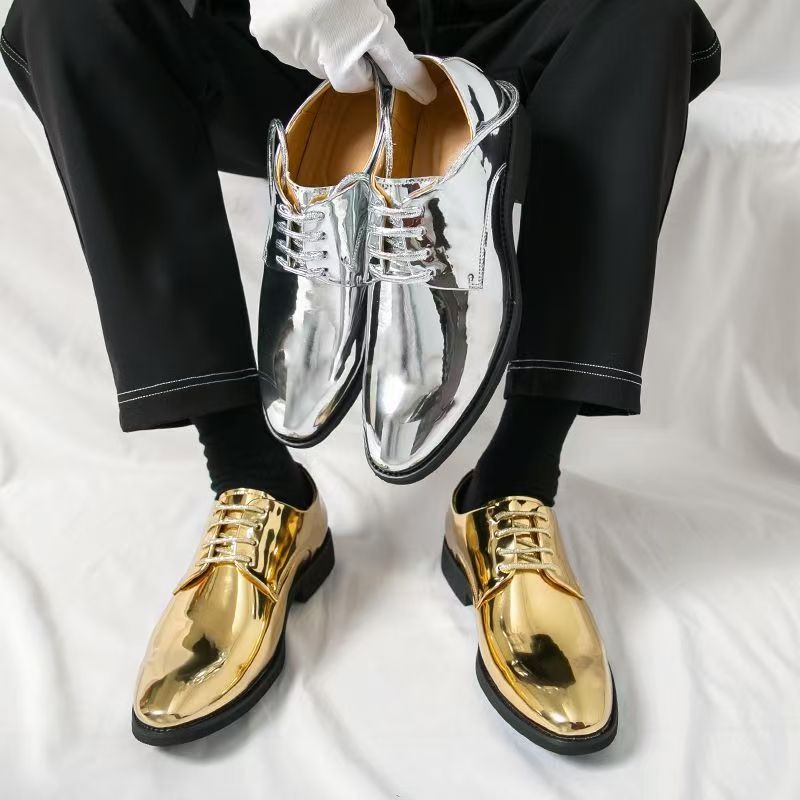Sapatos diários de couro ponti - Formal Men Daily Wear Shoes avaliação e preço