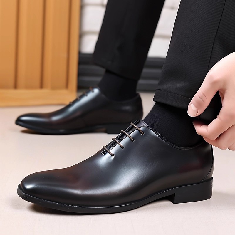 Designer de couro genuíno dos  - Men Formal Wear Brown avaliação e preço