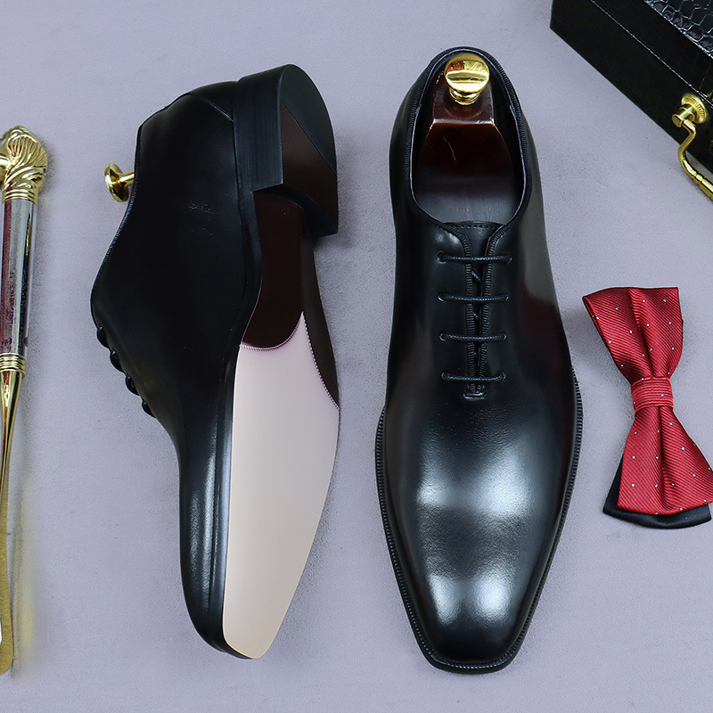 Designer de couro genuíno dos  - Men Formal Wear Brown avaliação e preço